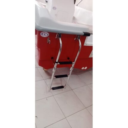krom 3 basamaklı katlanır merdiven / 120usd